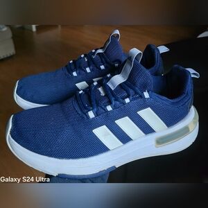 Sz 10.5 Men's ADIDAS RACER TR23 CLOUDFOAM Blue Athletic Shoes